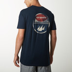 Triple Sail Tee // Navy (2XL)