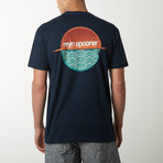 Sundown Spooner Tee // Navy (L)