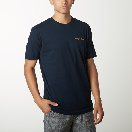 String And Sails Tee // Navy (S)