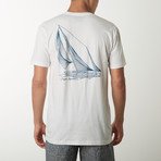 String And Sails Tee // White (L)