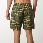 Camo Fish Elastic Wst Swim // Army (M)