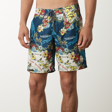 Status Oceanic Boardshort // Navy (30)