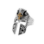 Cross Gladiator Ring (Size 10)