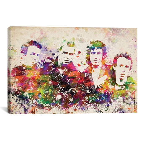 The Clash // Aged Pixel (26"W x 18"H x 0.75"D)