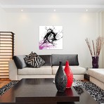 Mick Jagger // Seb Whatshisname (18"W x 18"H x 0.75"D)