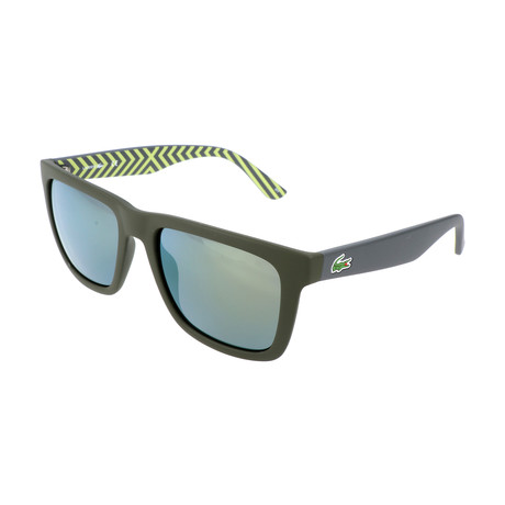 Lacoste // Men's L750S Non-Polarized Sunglasses // Matte Army Green