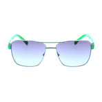 L3105S Sunglasses // Light Green + Green