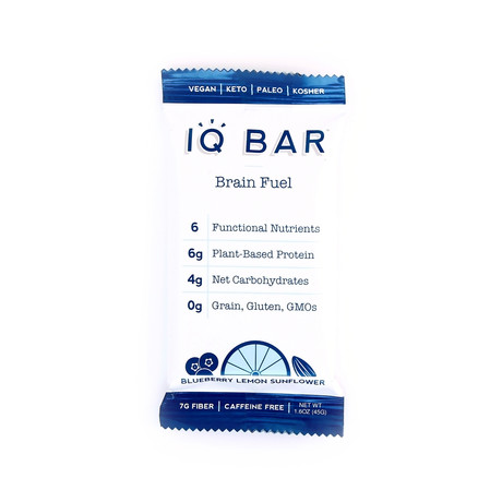 IQ Bar // Blueberry Lemon Sunflower Box