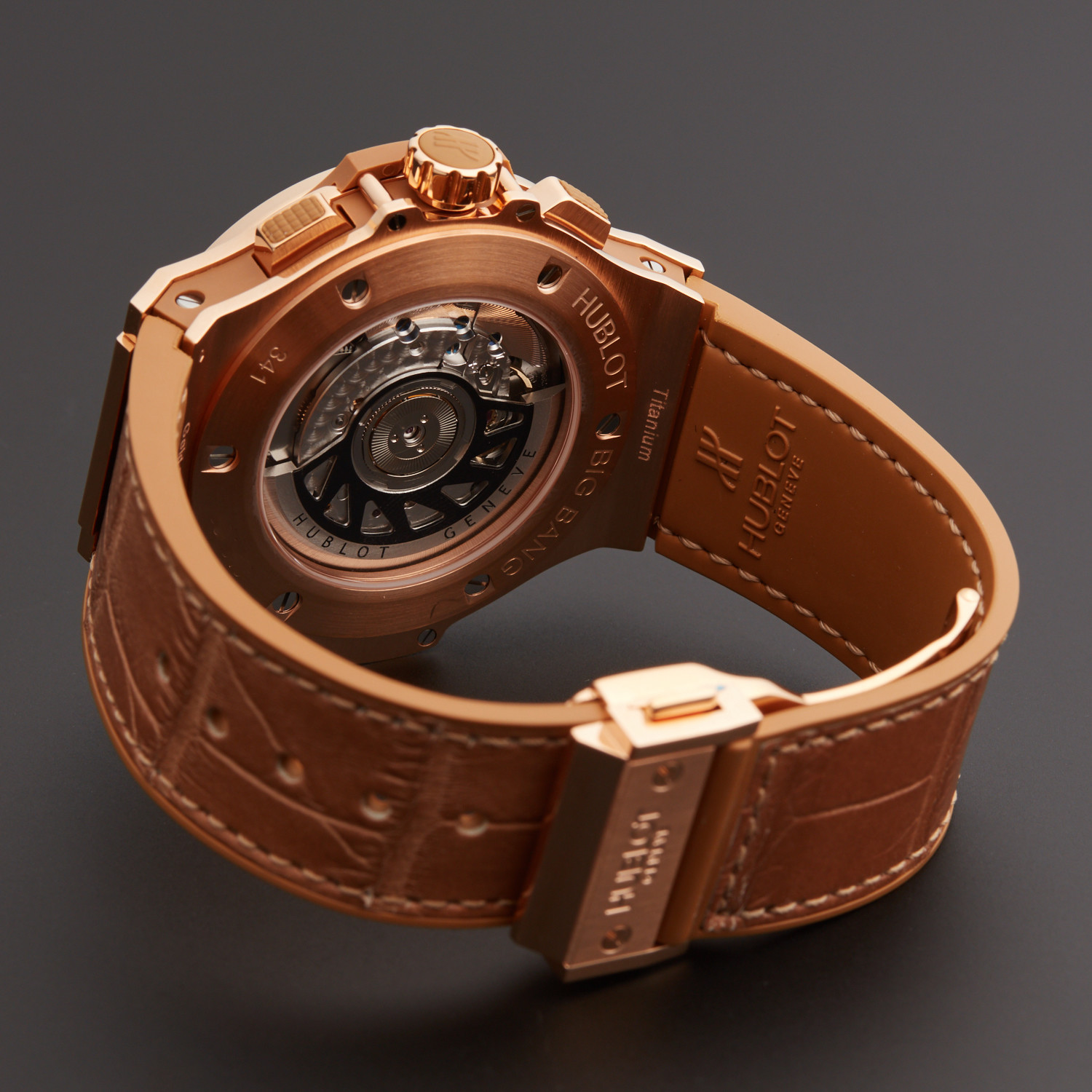 Brown Hublot Automatic Watch