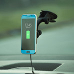 Magnetic Wireless Charging Car Kit // Suction Cup Mount