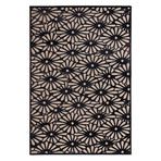 Mirage Dark Navy + Light Gray Rug (5'3" x 7'6")