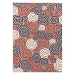 Portico // Dark Burgundy, Ivory + Navy Blue