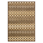 Athina // Beige + Dark Brown