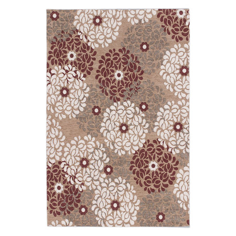 Portico // Dark Red + Ivory