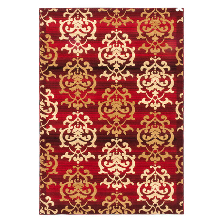 Crown // Dark Burgundy (3'11" x 5'3")