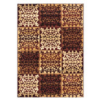 Crown // Burgundy + Ivory (3'11" x 5'3")