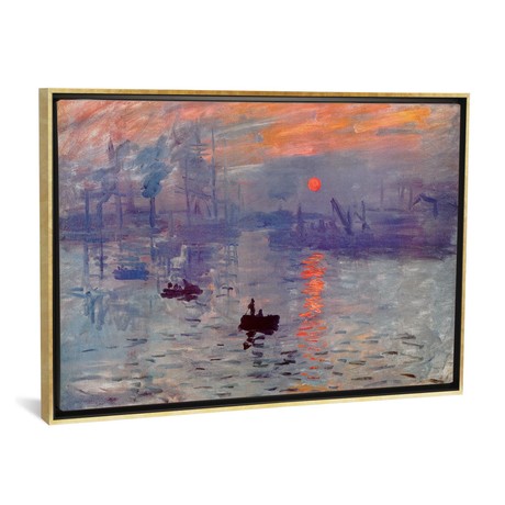 Sunrise Impression // Claude Monet (18"W x 26"H x 0.75"D)