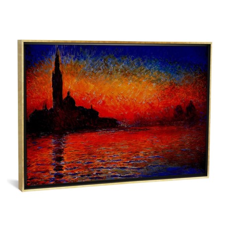 Sunset in Venice // Claude Monet (18"W x 26"H x 0.75"D)