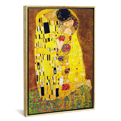 The Kiss // Gustav Klimt (26"W x 18"H x 0.75"D)