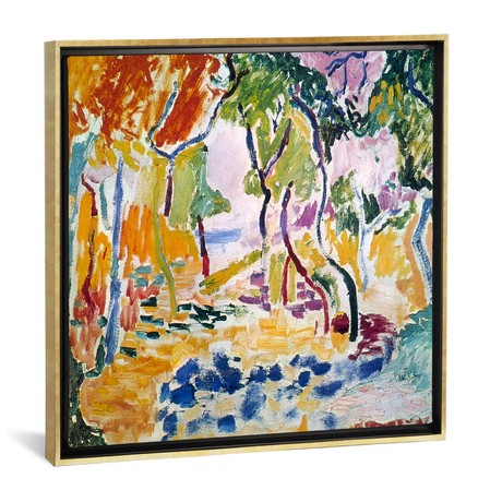 Landscape near Collioure // Henri Matisse (18"W x 18"H x 0.75"D)