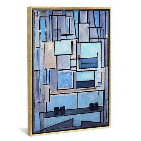 Composition No. 9 1914 // Piet Mondrian (26"W x 18"H x 0.75"D)