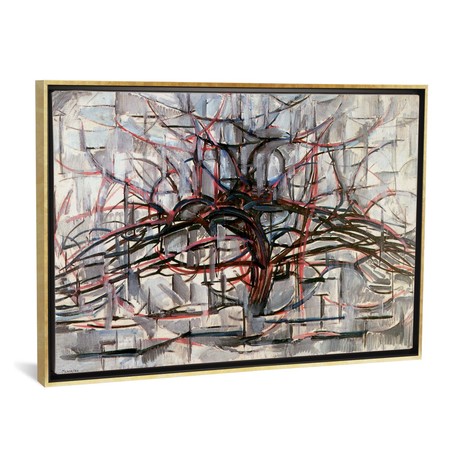 Tree 1911 // Piet Mondrian (18"W x 26"H x 0.75"D)