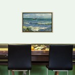 Seascape Near Les Saintes Maries de la Mer // Vincent van Gogh (18"W x 26"H x 0.75"D)