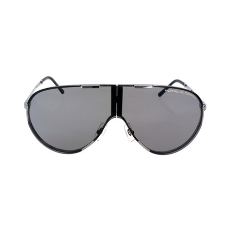 Men's P8486 Sunglasses // Dark Gray Matte