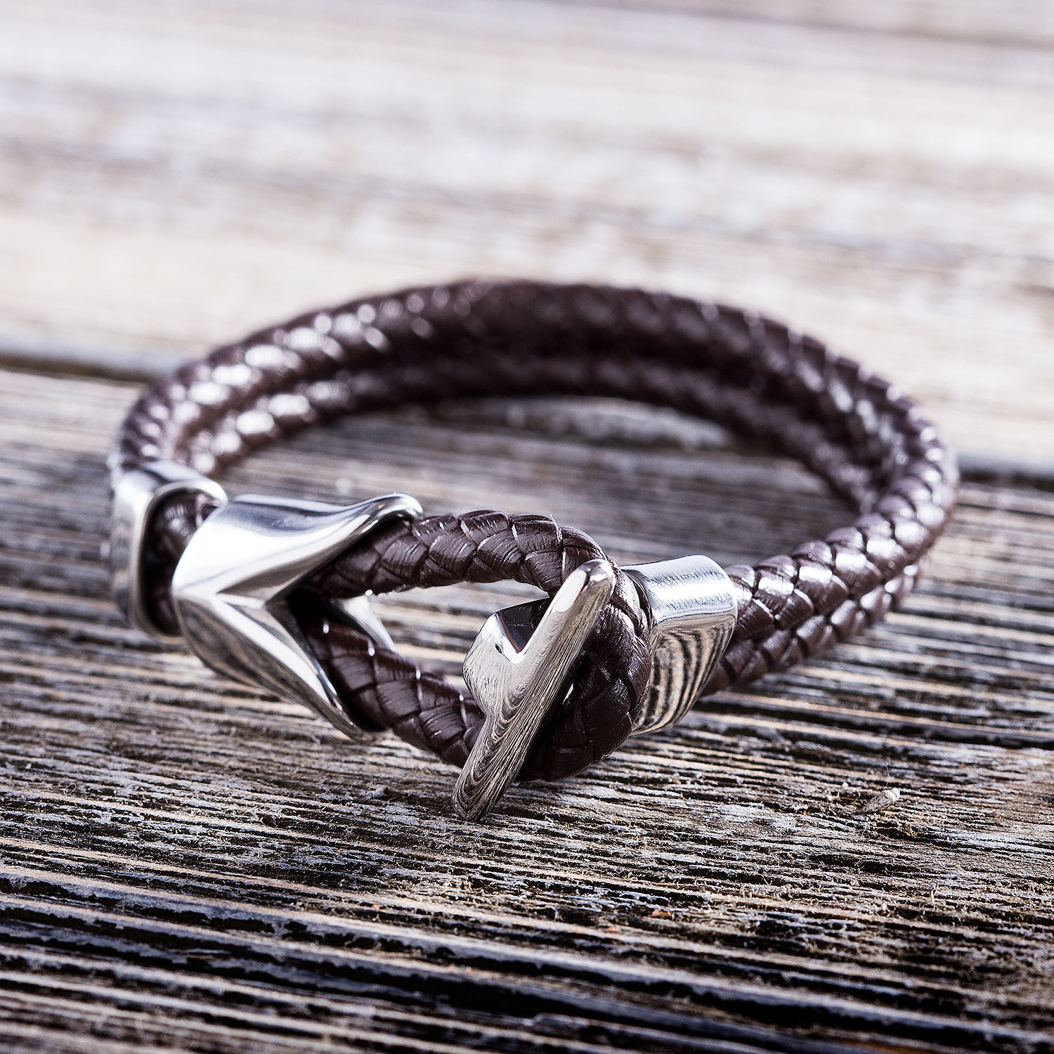 2 strand leather braid Outlet