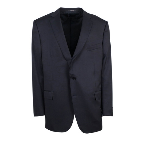 Ermenegildo Zegna Mila Wool 2-Button Suit // Black (US: 62R)