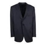 Ermenegildo Zegna Mila Wool 2-Button Suit // Black (US: 62R)