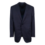 Ermenegildo Zegna Striped Wool 2-Button Suit // Navy (US: 58L)