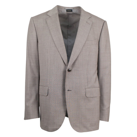 Ermenegildo Zegna Couture Wool 2-Button Suit // Brown (US: 54R)