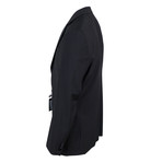 Giorgio Armani // Label Wool 2-Button Tuxedo Suit // Black (Euro: 52L)