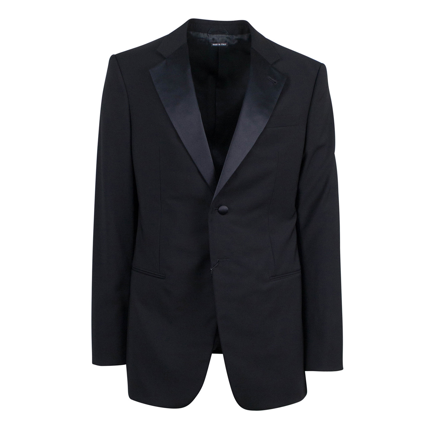 Giorgio Armani // Label Wool 2-Button Tuxedo Suit // Black (Euro: 52L ...