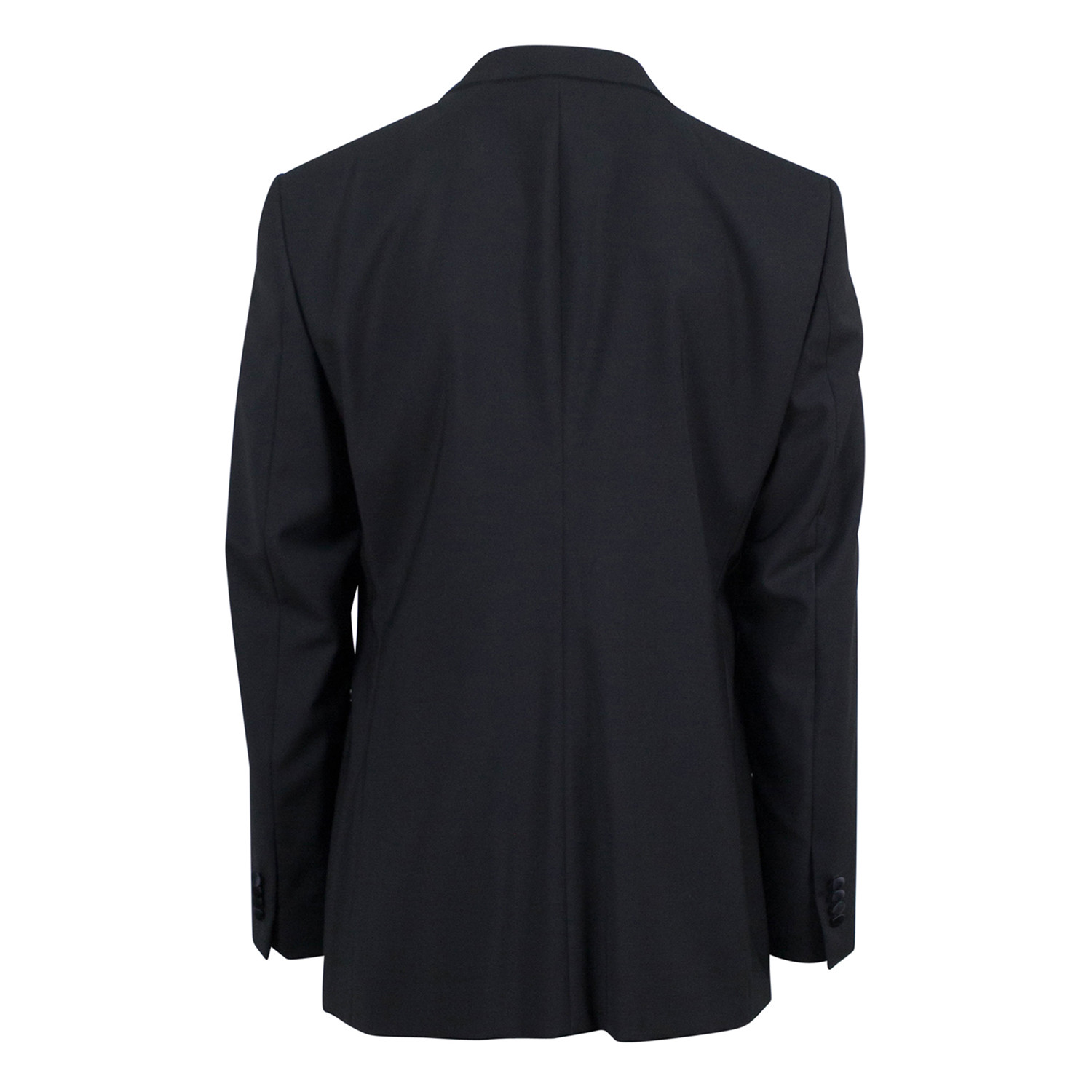 Giorgio Armani // Label Wool 2-Button Tuxedo Suit // Black (Euro: 52L