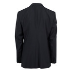 Giorgio Armani // Label Wool 2-Button Tuxedo Suit // Black (Euro: 52L)