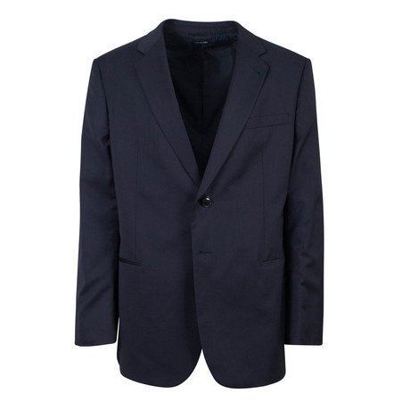 Giorgio Armani Black Label 'Taylor' Wool 2-Button Suit // Blue (US: 56R)