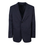 Giorgio Armani Black Label 'Taylor' Wool 2-Button Suit // Blue (US: 56R)