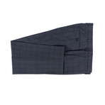 Ermenegildo Zegna Charcoal Plaid Wool 2-Button Suit // Gray (US: 54R)