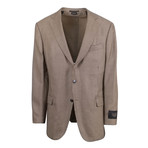 Ermenegildo Zegna Couture Cashmere 2-Button Sport Coat II // Brown (US: 58R)