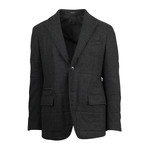 Ermenegildo Zegna Wool Quilted Jacket Blazer // Green (US: 54R)