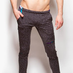 Tech-Pro Jogger Pants // Black/Gray + Aqua Camo (S)