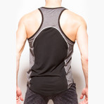 Tech-Pro Tanks // Gray Modal + Black Sport Mesh (L)