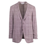 Ermenegildo Zegna 'Crossover' Linen Blend Sport Coat // Maroon (US: 56R)