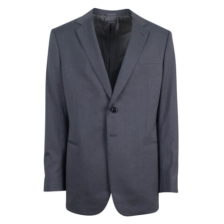 Giorgio Armani Black Label 'Taylor' Wool 2-Button Suit II // Gray (US: 54L)