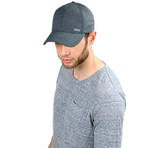 The Senna Baseball Cap // Charcoal + Plaid