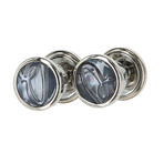 Jewelry Cufflinks // Dark Grey