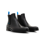 Chelsea Boots YF Calf Leather // Black + Blue (Euro: 39)