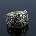 Mammen Ornament + Helm of Awe Ring // Silver (12)